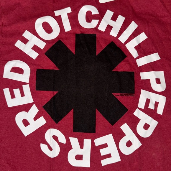 Red Hot Chili Peppers Logo Band Tee: Blood Sugar Sex Magic: 90’s: Grunge - Picture 2 of 4